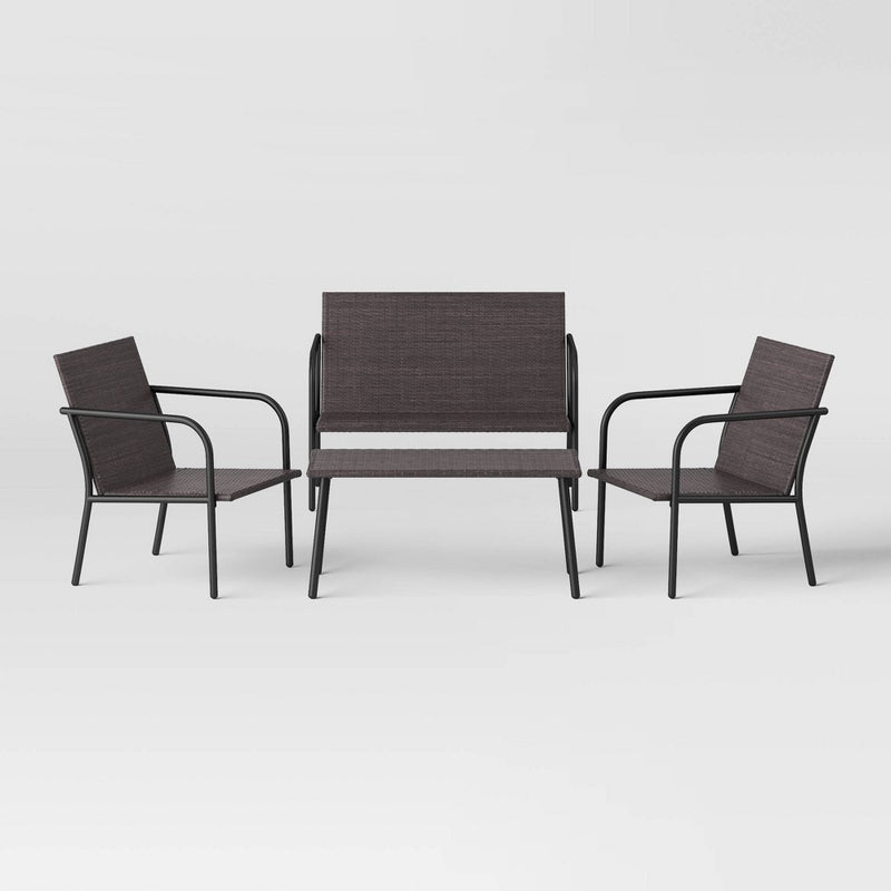 4pc Wicker Conversation Set - Room Essentials™